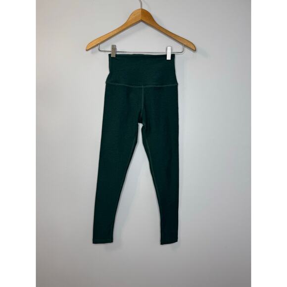Beyond Yoga Pants - Beyond Yoga Spacedye High Waisted Legging Green Stretch Women’s XS